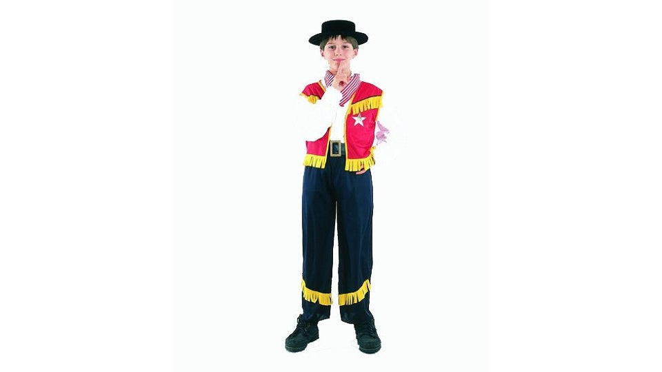 Clown Clown Kinderkostüm Cowboy 7-9 Jahre