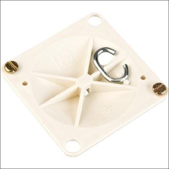 Abb-Deckel für quadratische Zentralbox mit Haken