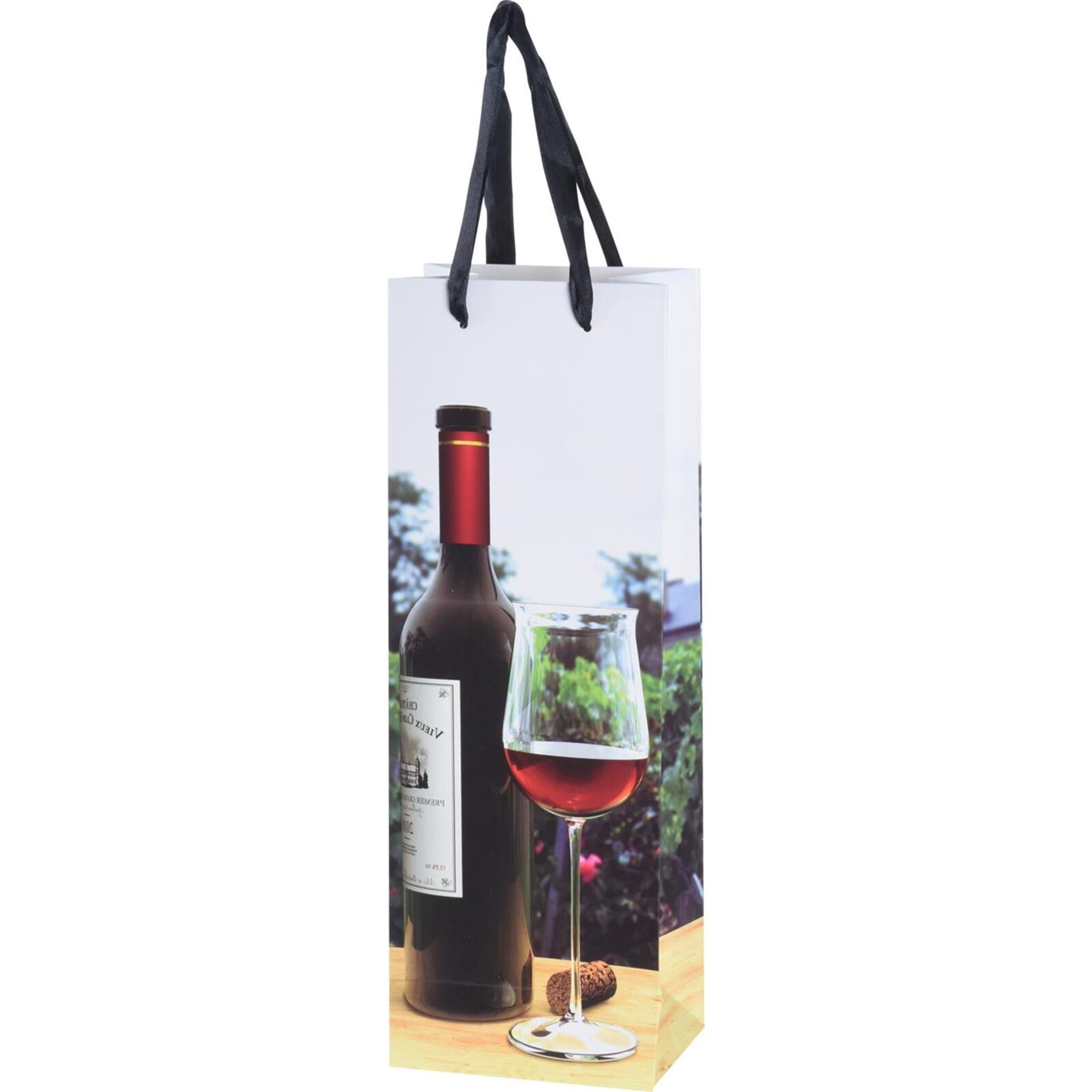 Geschenktüte für Flasche 12,8x8,4x36cm