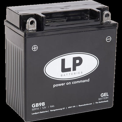 Landport Gel-Batterie MG GB9B (YB9B) einschließlich Vespa LX V-Klick