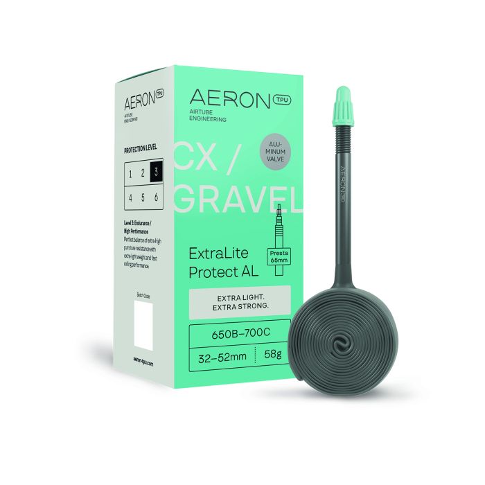 Aeron TPU Aeron TPU CX Kies – Extralite Protect Al 32–52 Presta-Ventil 65 650b – 700c