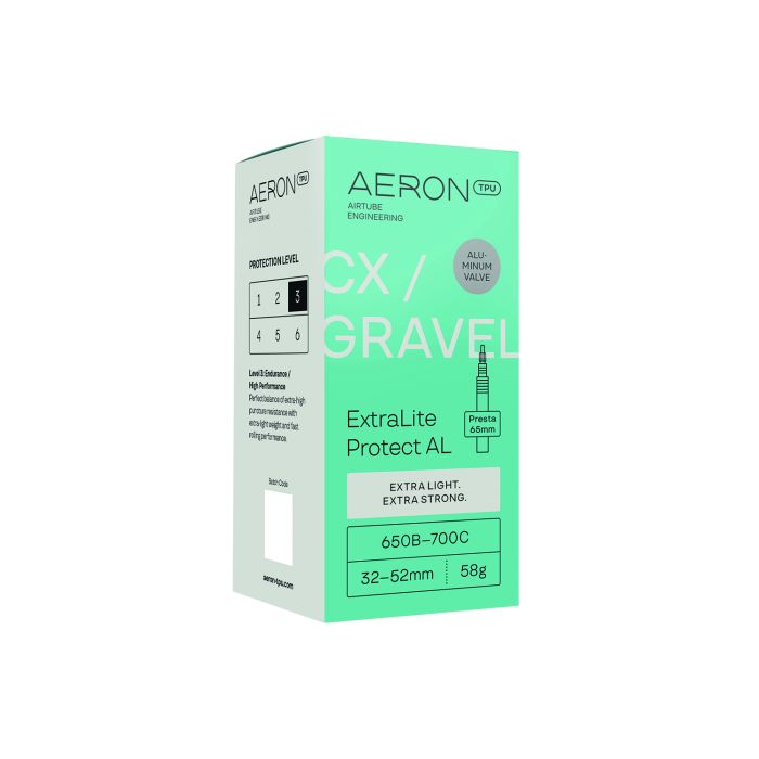 Aeron TPU Aeron TPU CX Kies – Extralite Protect Al 32–52 Presta-Ventil 65 650b – 700c