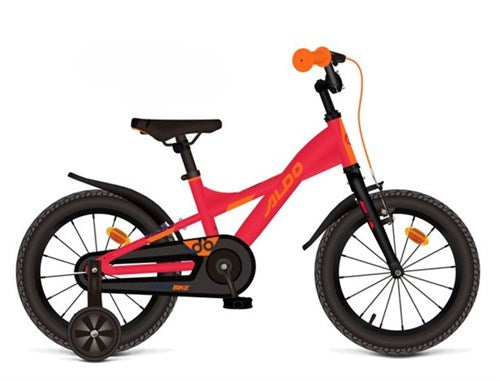 Aldo 16 Zoll Powerbike rot schwarz orange