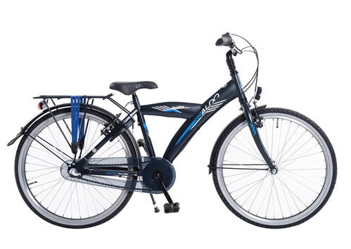 Aldo 24 Zoll Roadstar Fahrrad 3V Matte Blaustreifen