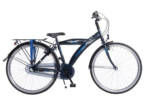 Aldo 26 Zoll Roadstar Fahrrad 3V Mat Blauw Blue Stripe