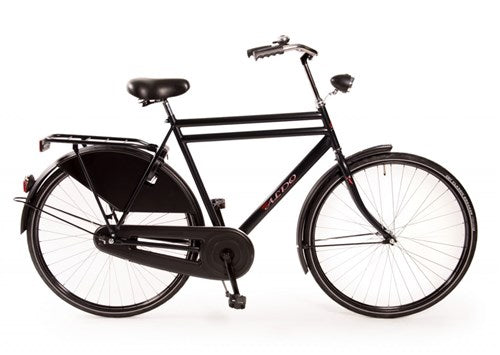 Aldo 28 Zoll OPA -Fahrrad Doppelrohr 61 cm Matt Schwarz