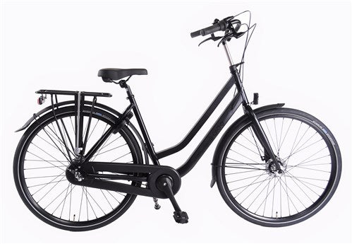 Aldo 28 Zoll Strada Fahrrad DS57 MAT Black 3V Rollerbrake