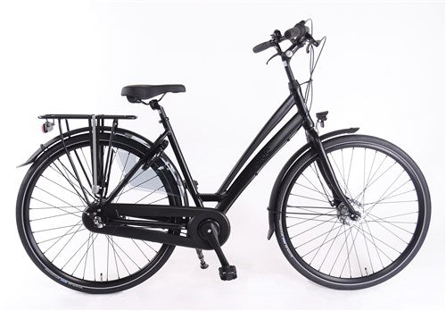 Aldo 28 Zoll C7 Fahrrad Alu DS55 Matt Black 7V Rollerbrake