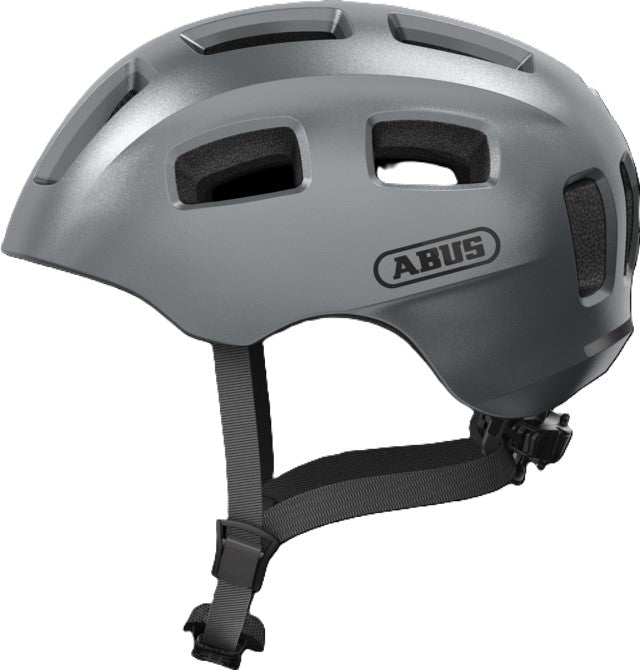 Abus Helm Youn-I 2.0 Graphit Silber S 48-54 cm