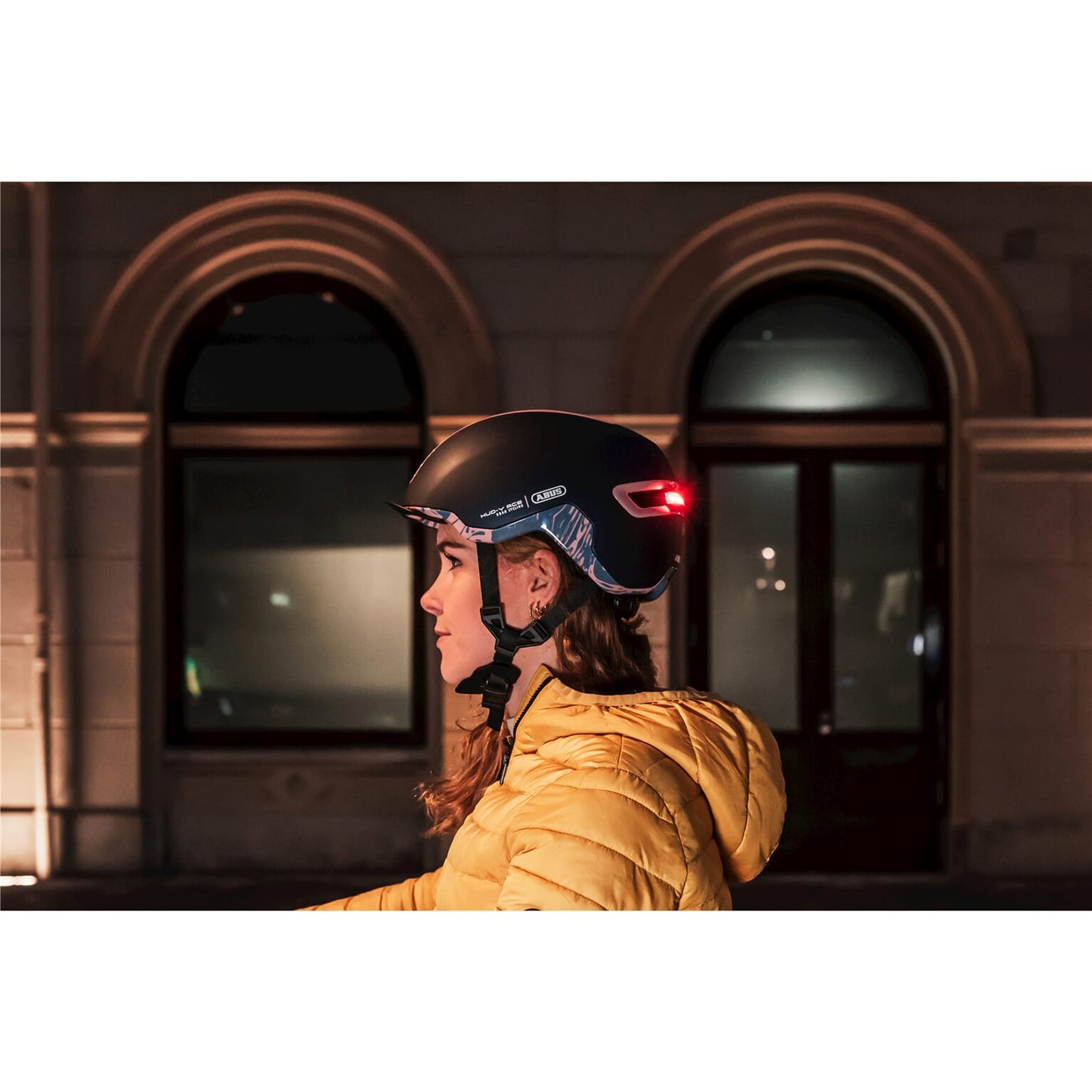 Abus-Helm Hud-y Mitternacht Blau M 54-58 cm