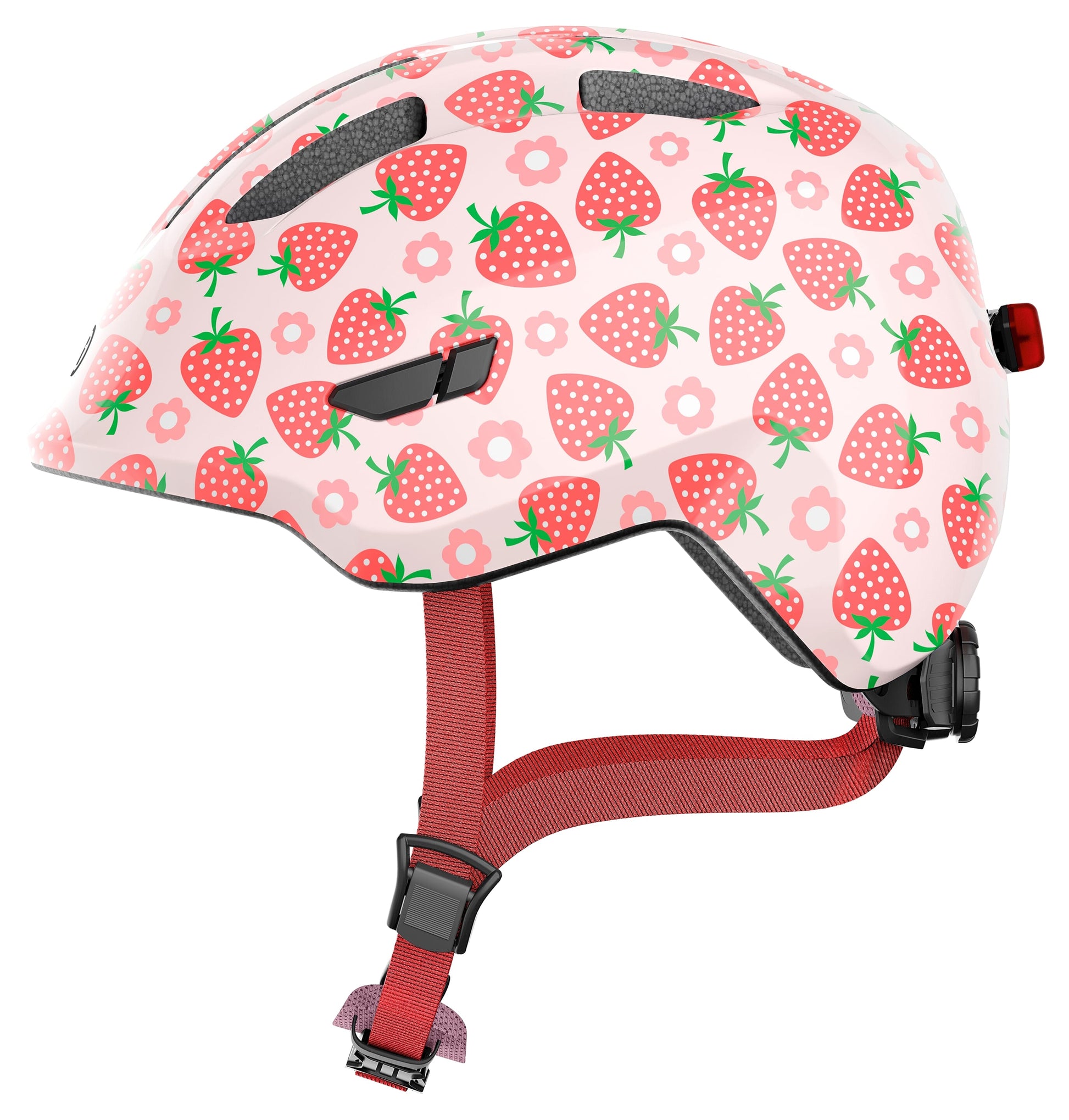 Abus Helm Smiley 3.0 LED Rose Strawberry S 45-50 cm