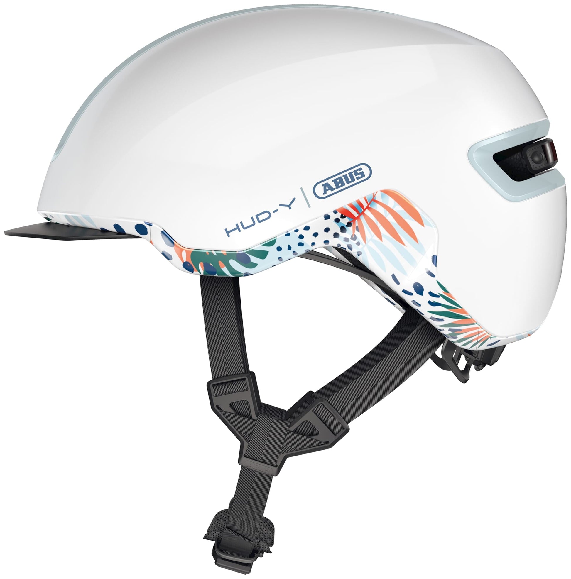 Abus Helm Hud-y Flower White S 48-54 cm
