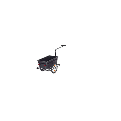 Roland Big Boy Fahrradanhänger - Kunststoff Stahl - 90L - Schwarz