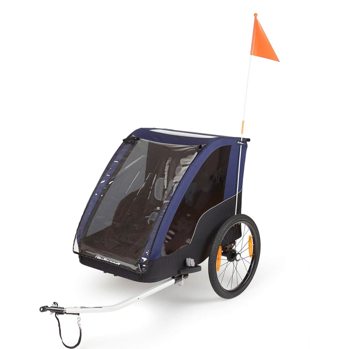 Polisport Fahrradwagen Duo - Blau - 117x86x94cm