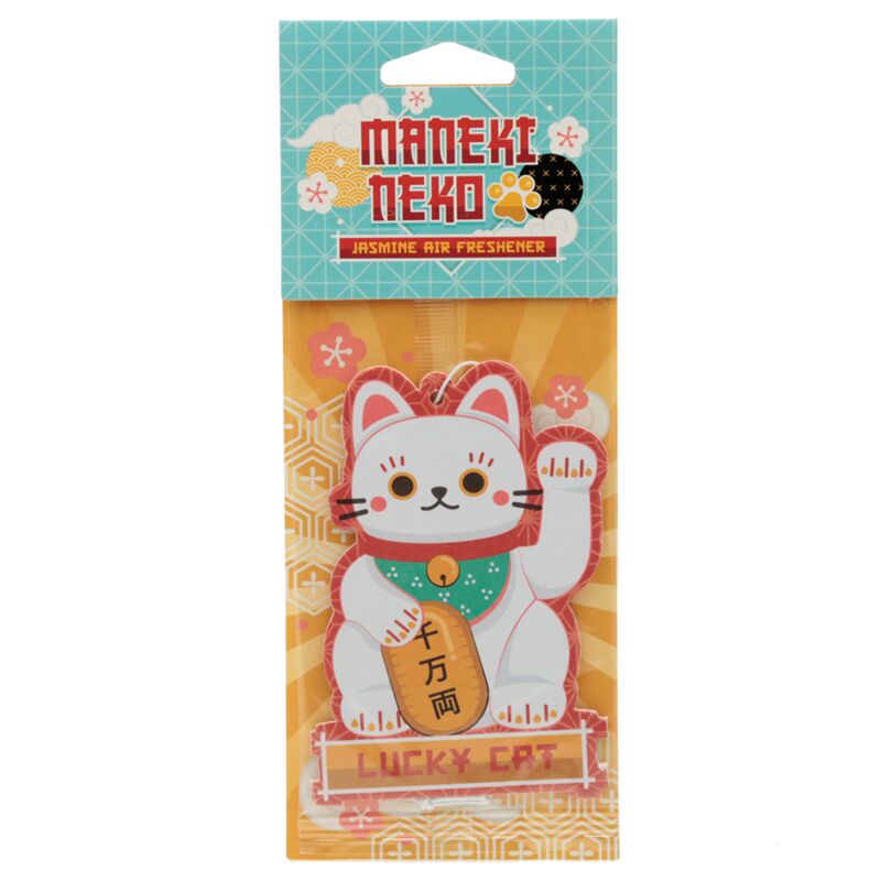 Jasmijn - weißer Maneki Neko Air Frisher