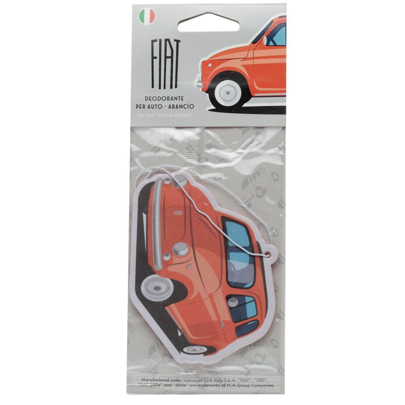 Orange - Retro Red Fiat 500 Lufterfrischer