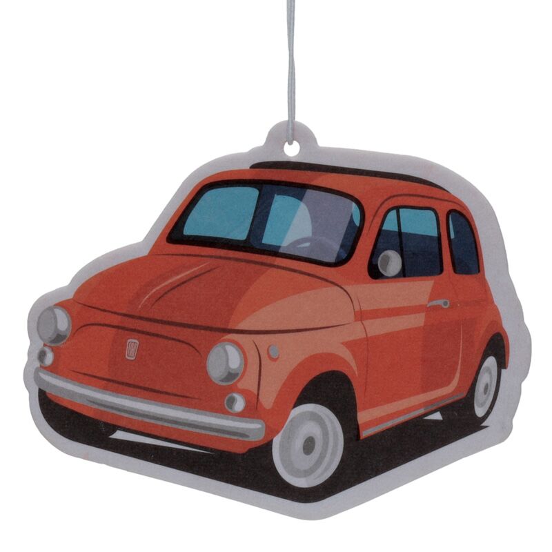 Orange - Retro Red Fiat 500 Lufterfrischer