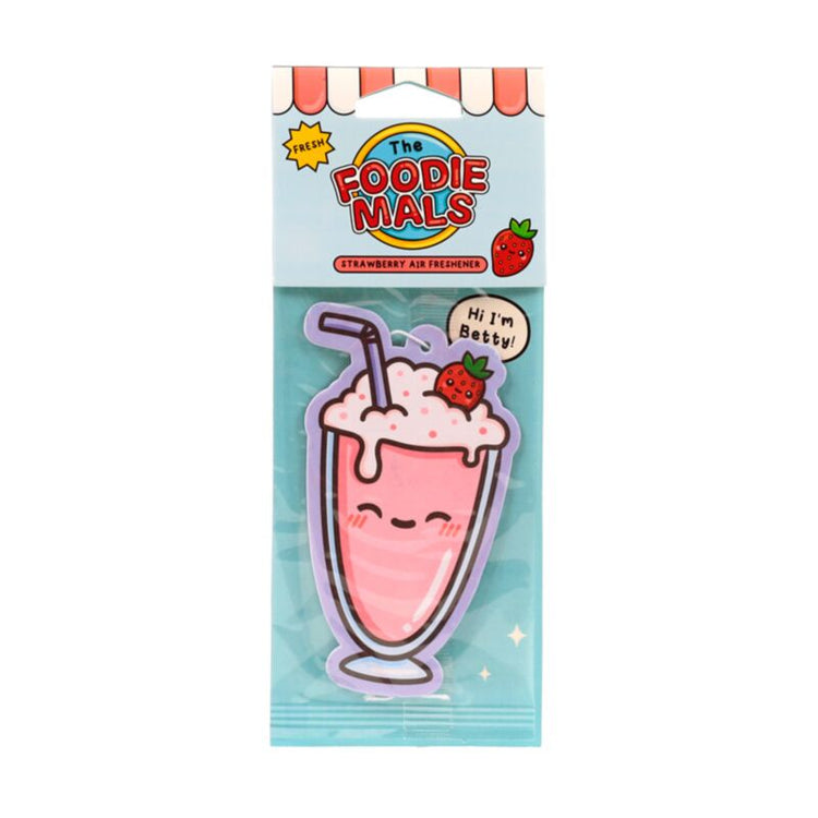 Erdbeer -Duft -Foodsiemals Betty de Milkshake Air Frisher