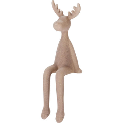 Rentier sitzend 30cm 2sort cl
