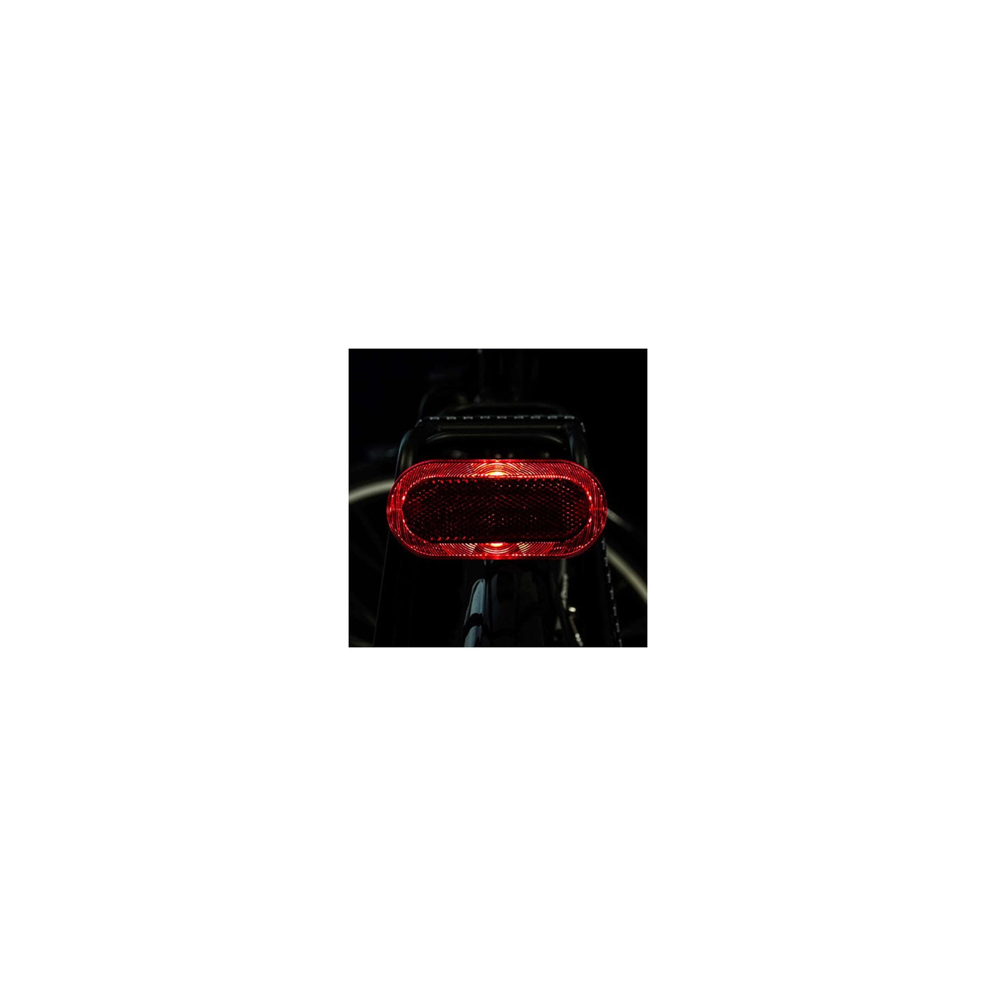 Rücklicht Elips XB Akku LED 80 mm rot