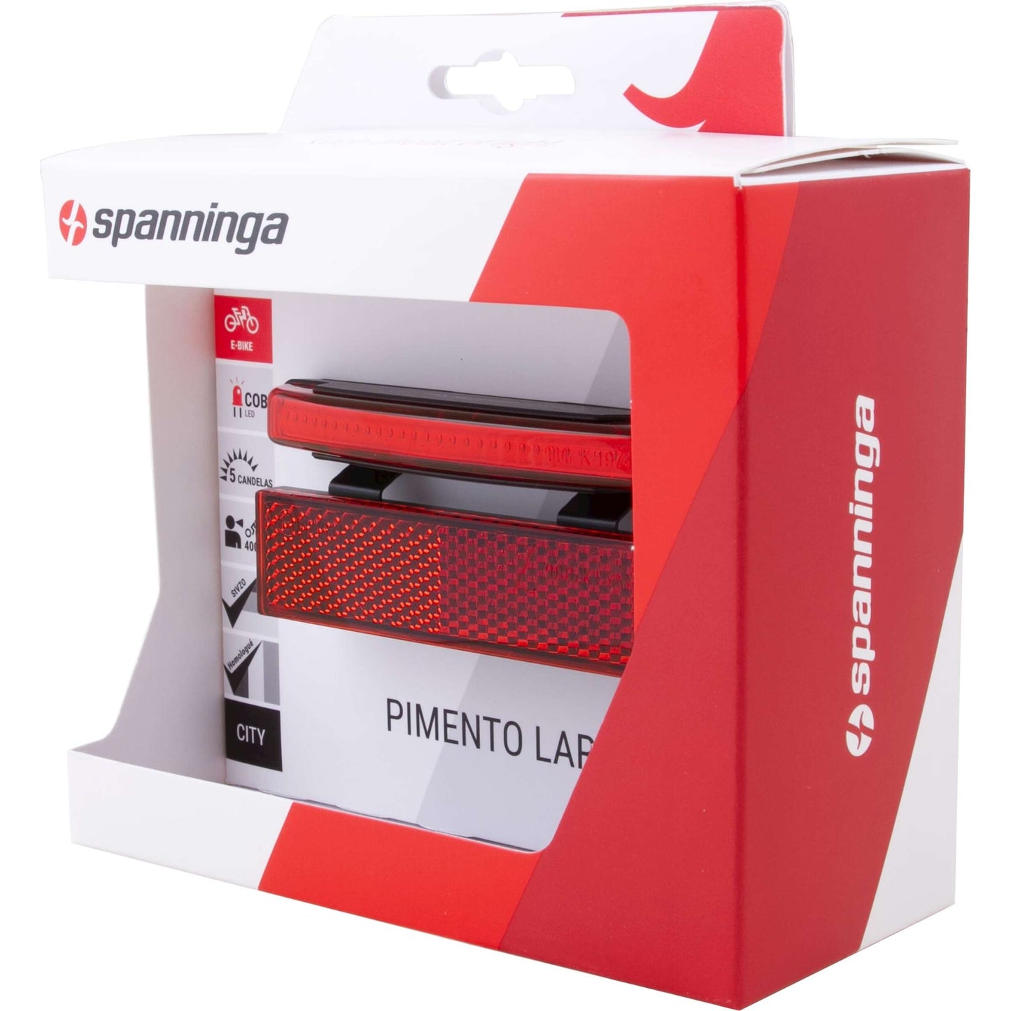 Spanninga Rücklicht Pimento Large XE E-Bike 6-48V 80mm