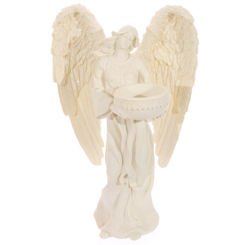 Engel -Tee -Lichthalter - 23 cm stehend