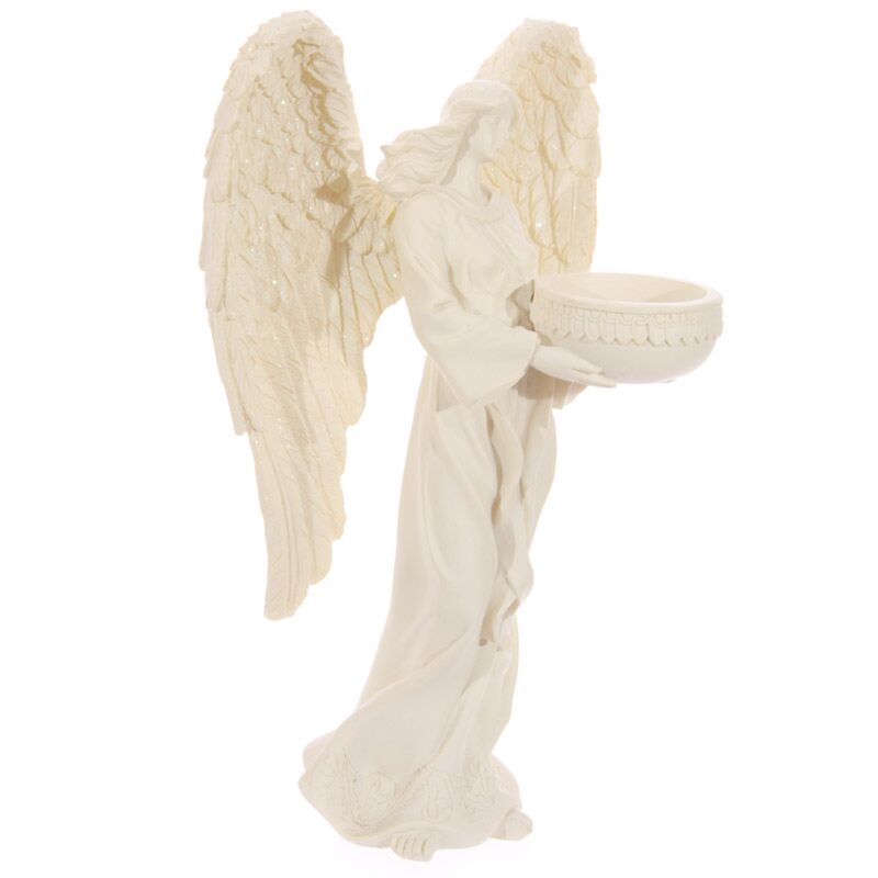 Engel -Tee -Lichthalter - 23 cm stehend