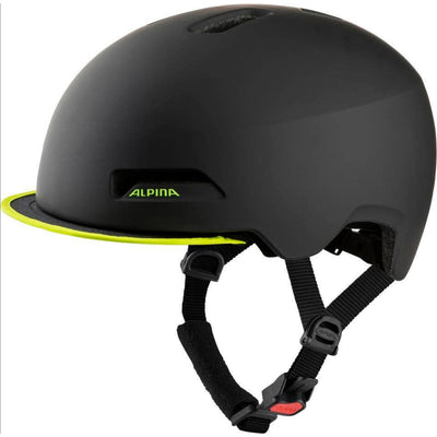 Alpina Sports Urban Helm Brooklyn 52-57 mattschwarz gelb