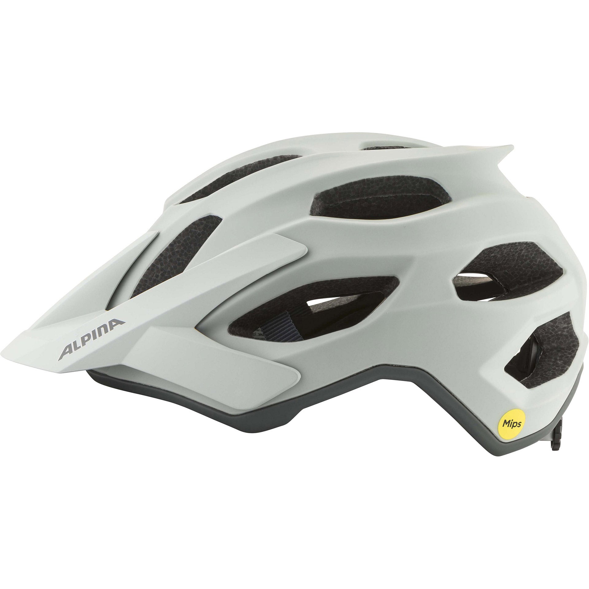 Olympische Sportbekleidung Alpina Sports MTB-Helm Apax Mips 52-57 Mattgrau