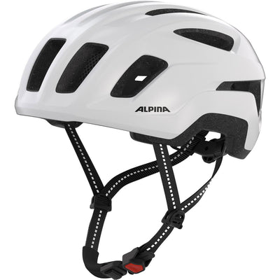 Olympische Sportbekleidung Alpina Sports Urban Helm Paranus 55-59 glänzend weiß