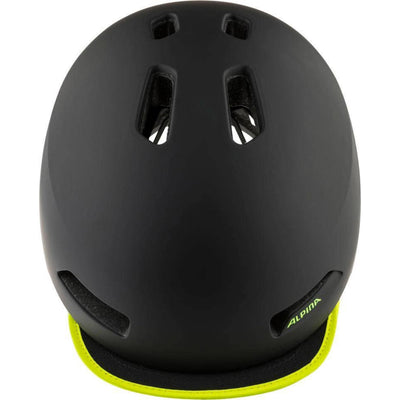 Alpina Sports Urban Helm Brooklyn 57-61 mattschwarz gelb