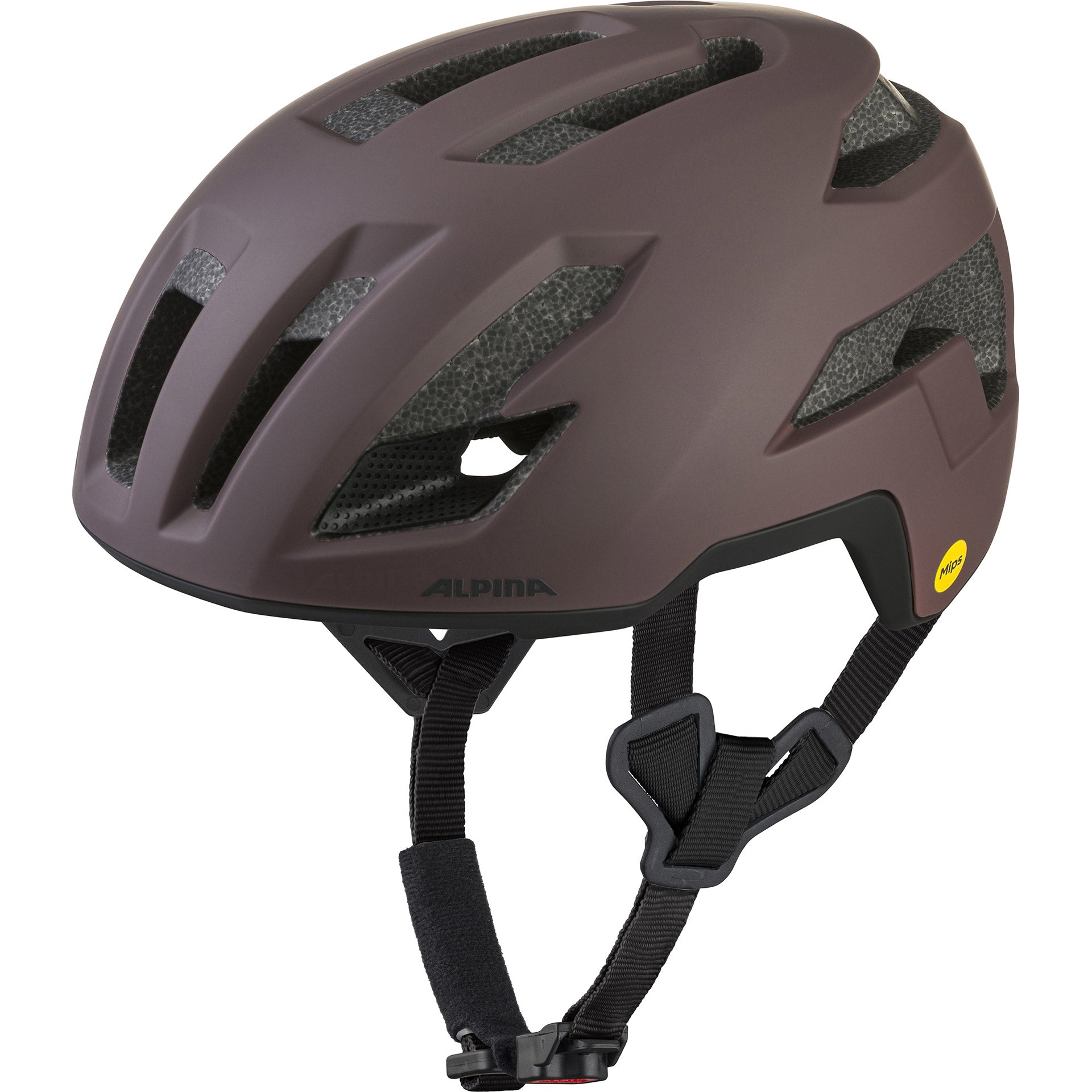 Olympiasportbekleidung Alpina Sports Tour Helm Taunus Gravel Mips 55-59 matt dunkelbraun