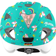 Olympiasportbekleidung Alpina Sports Kinderhelm Ximo Flash Einhorn 45-49 Glanz - afbeelding 3