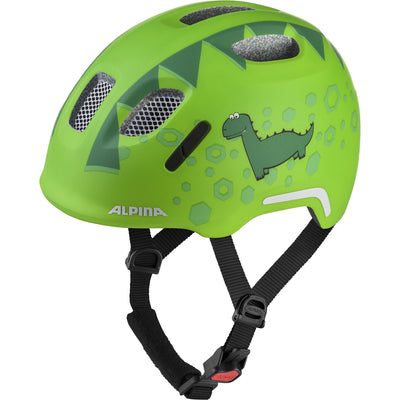 Olympiasportbekleidung Alpina Sports Kinderhelm Ximo Flash Green Dino 49-54 matt
