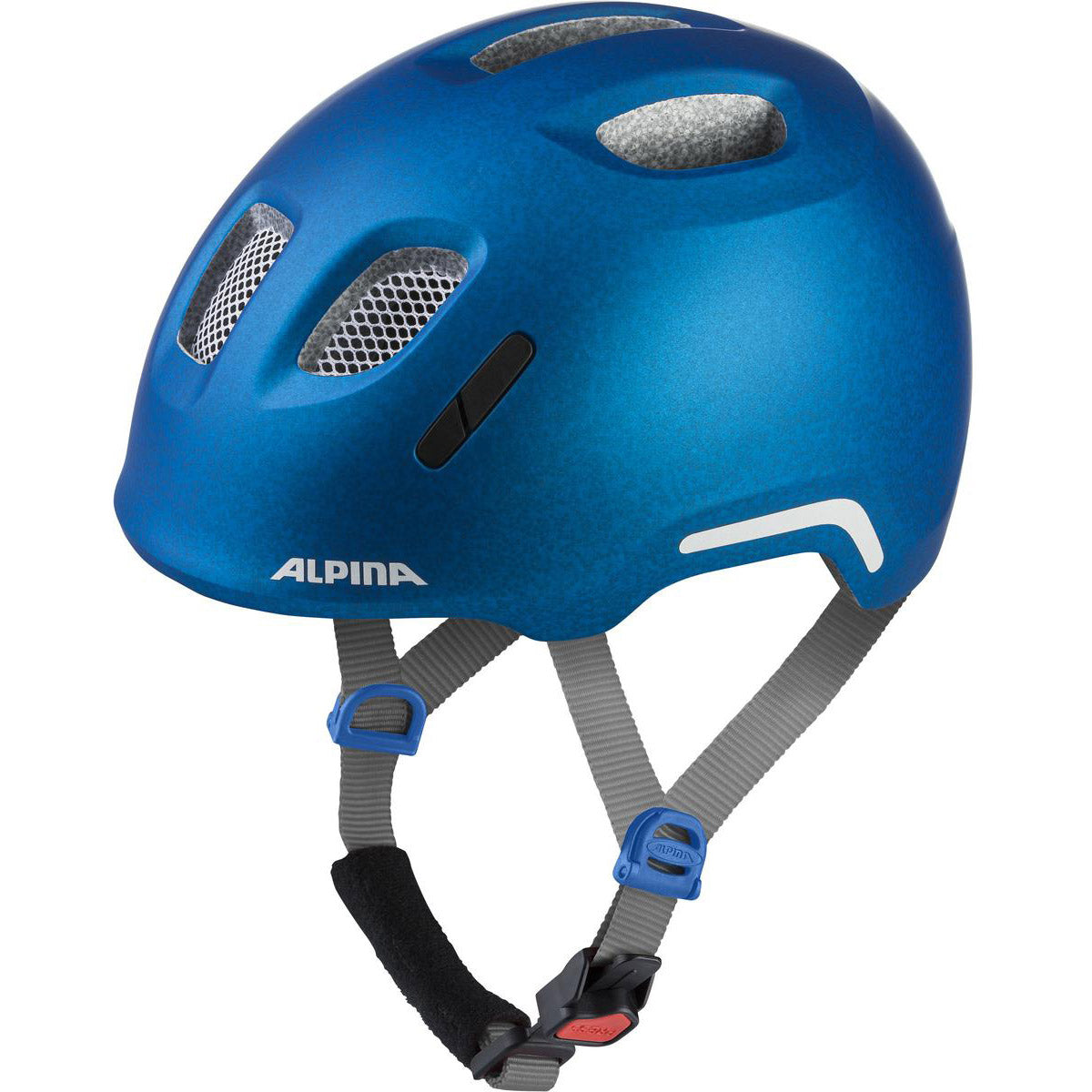 Olympiasportbekleidung Alpina Sports Kinderhelm Ximo 2 Flash Blue 49-54 Matt