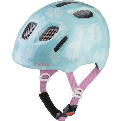 Olympiasportbekleidung Alpina Sports Kinderhelm Ximo 2 Aqua Rose Flower 45-49 Glanz