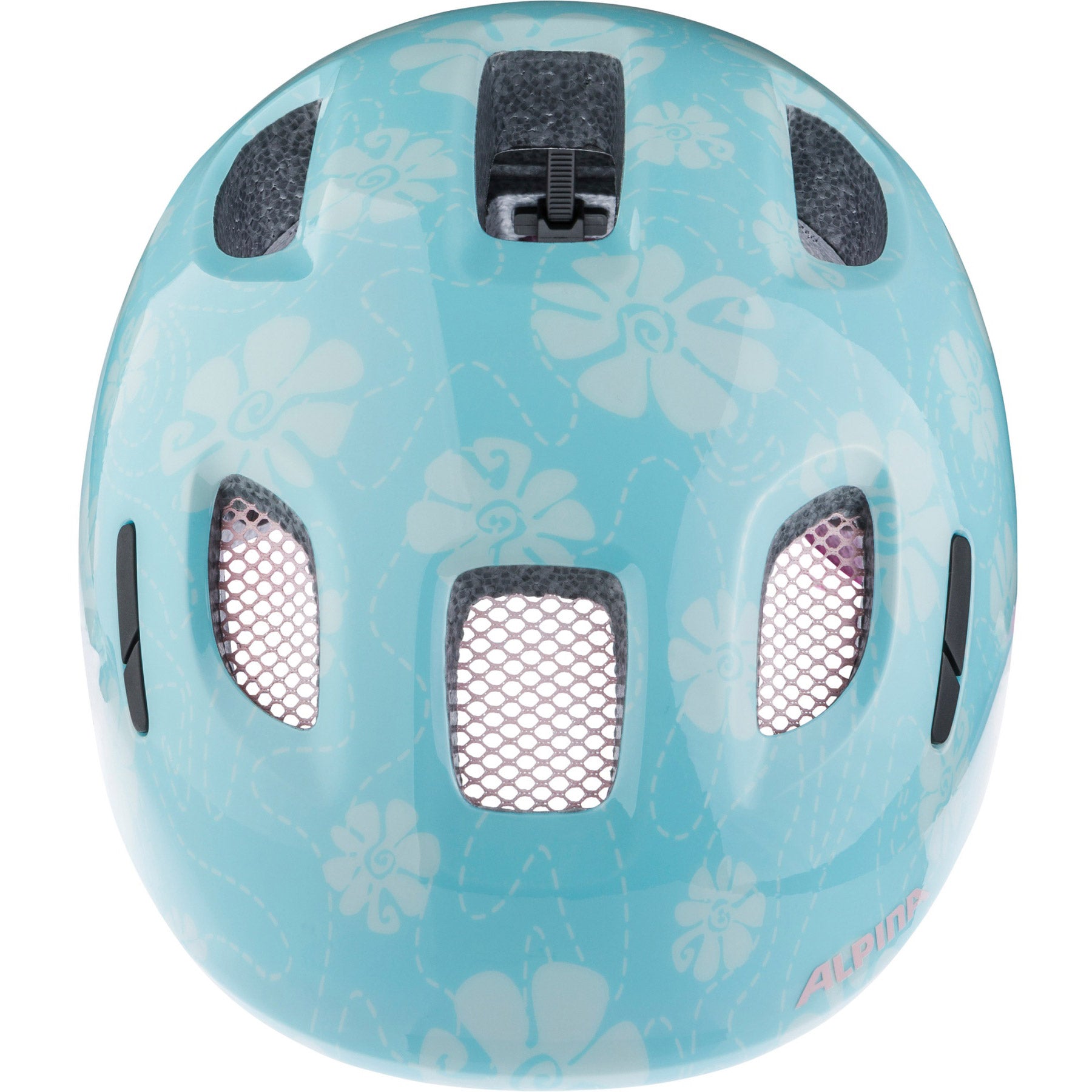 Olympiasportbekleidung Alpina Sports Kinderhelm Ximo 2 Aqua Rose Flower 45-49 Glanz