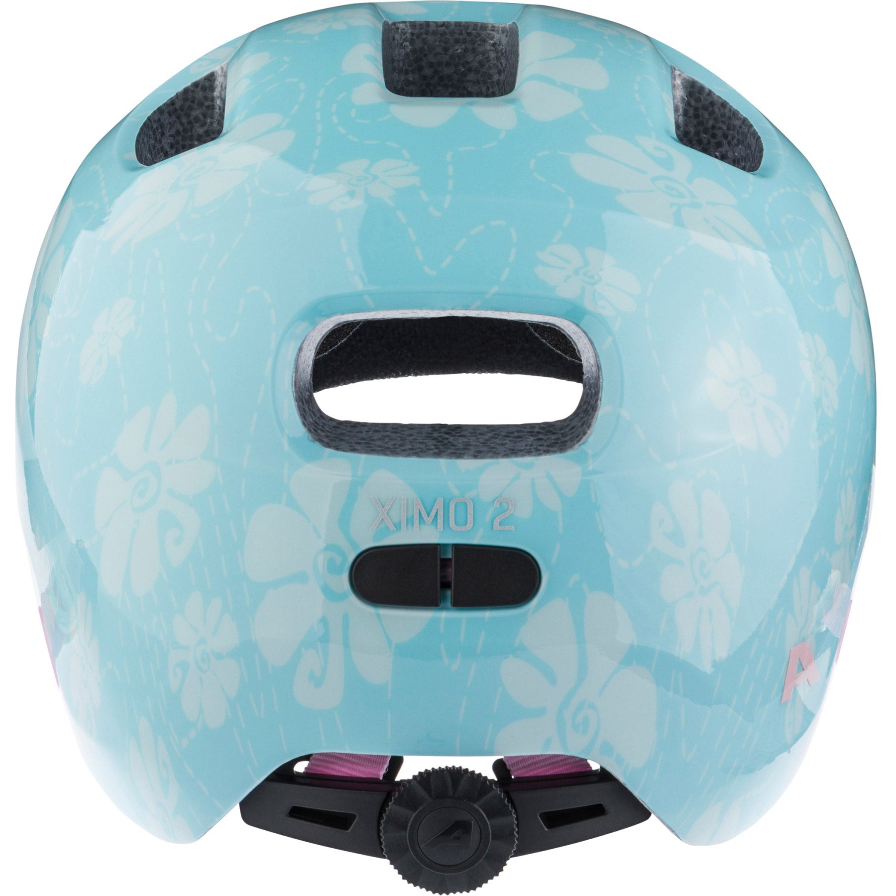 Olympiasportbekleidung Alpina Sports Kinderhelm Ximo 2 Aqua Rose Flower 49-54 Glanz