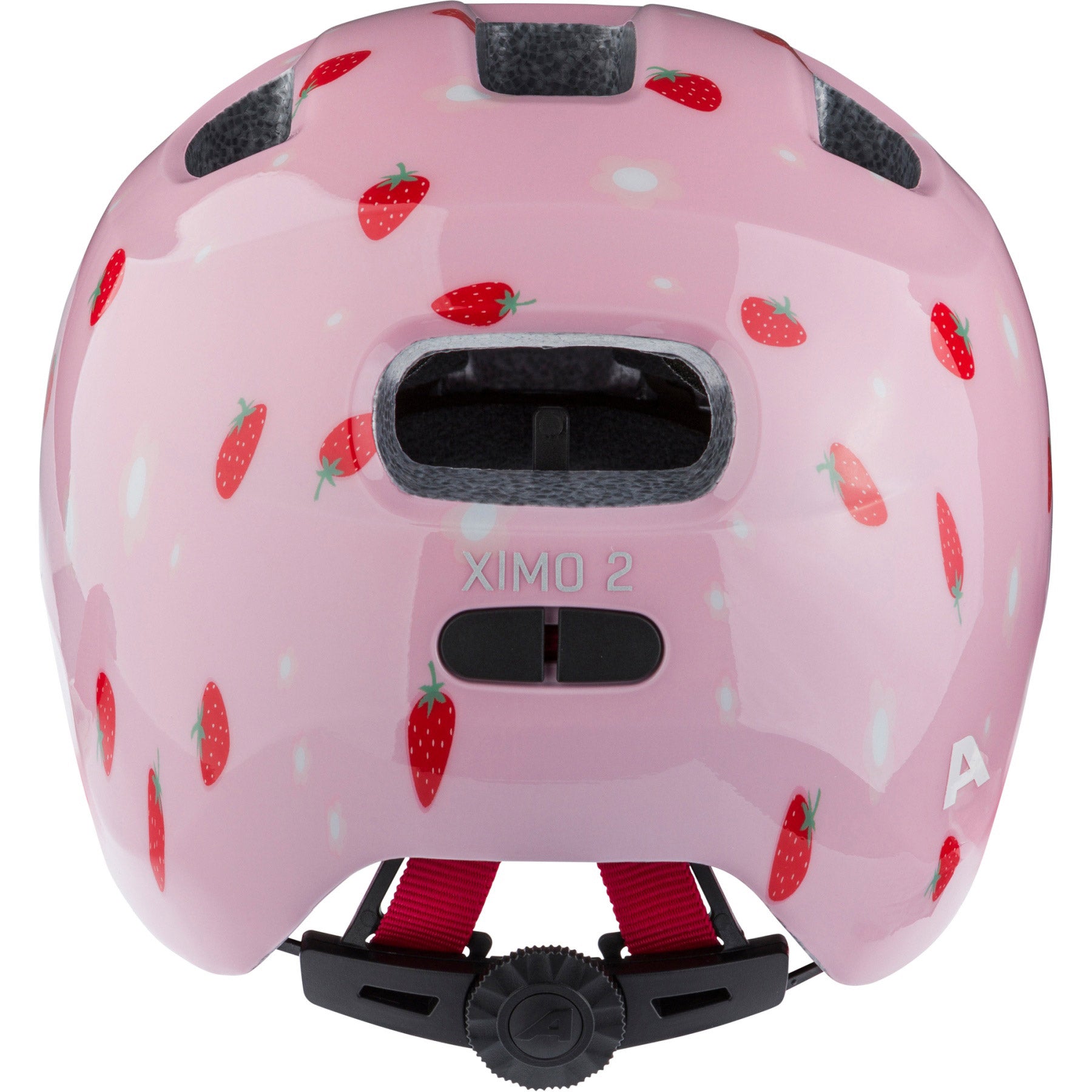 Olympiasportbekleidung Alpina Sports Kinderhelm Ximo 2 Erdbeere 45-49 Glanz