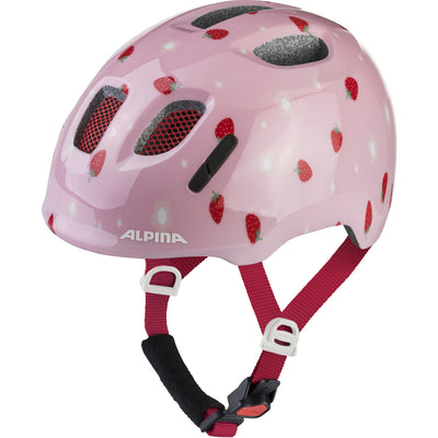 Olympiasportbekleidung Alpina Sports Kinderhelm Ximo 2 Erdbeere 49-54 Glanz