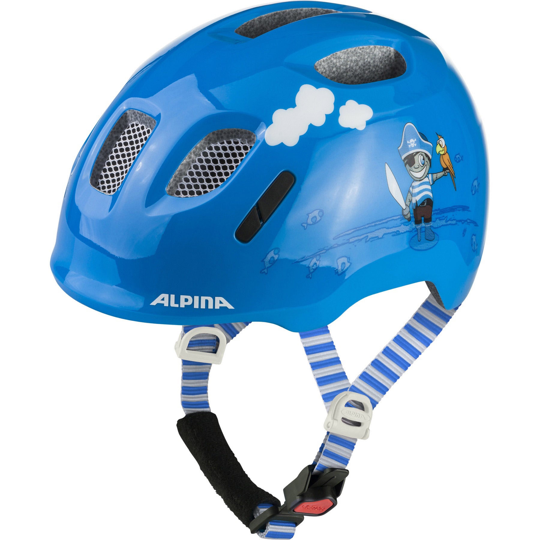 Olympiasportbekleidung Alpina Sports Kinderhelm Ximo 2 Ahoi 45-49 Glanz