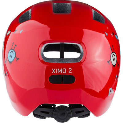 Olympiasportbekleidung Alpina Sports Kinderhelm Ximo 2 Red Smile 45-49 Glanz