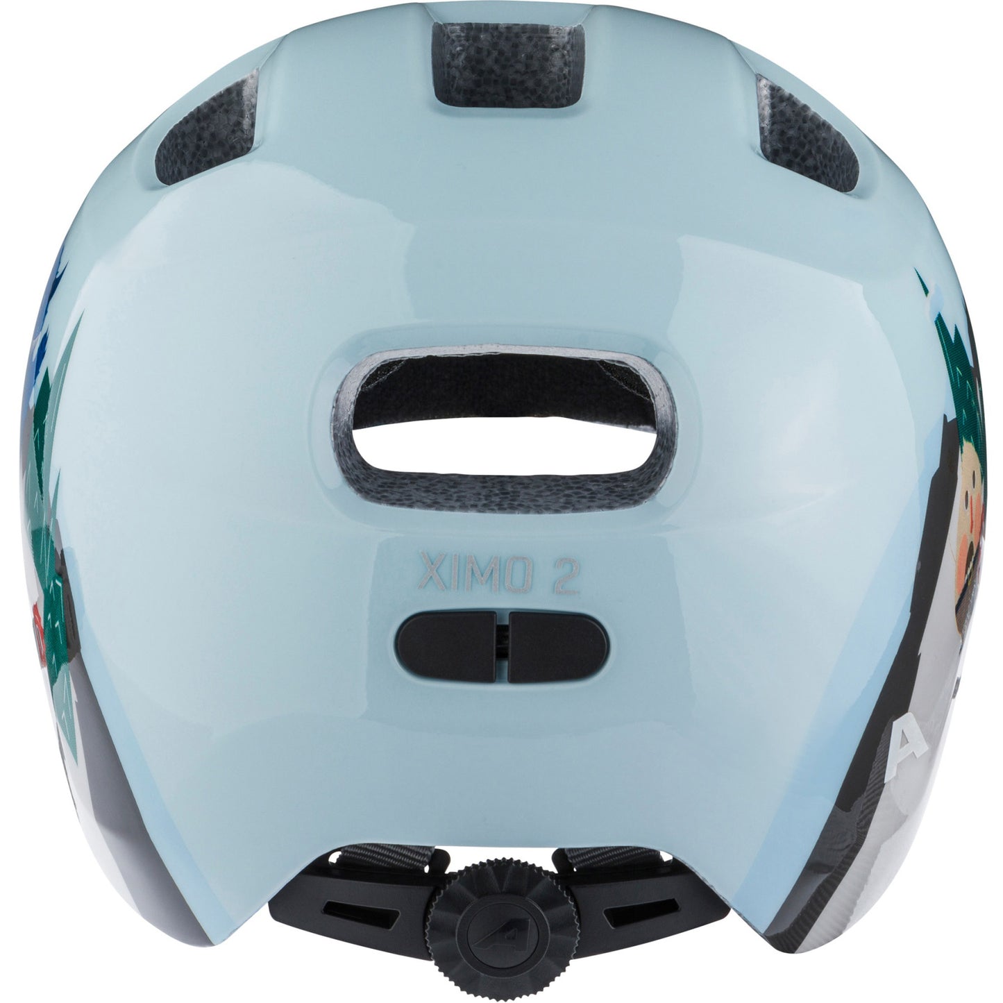 Olympic Sportswear Alpina Sports Kinderhelm Ximo 2 Mountain Monster 49-54 Glanz