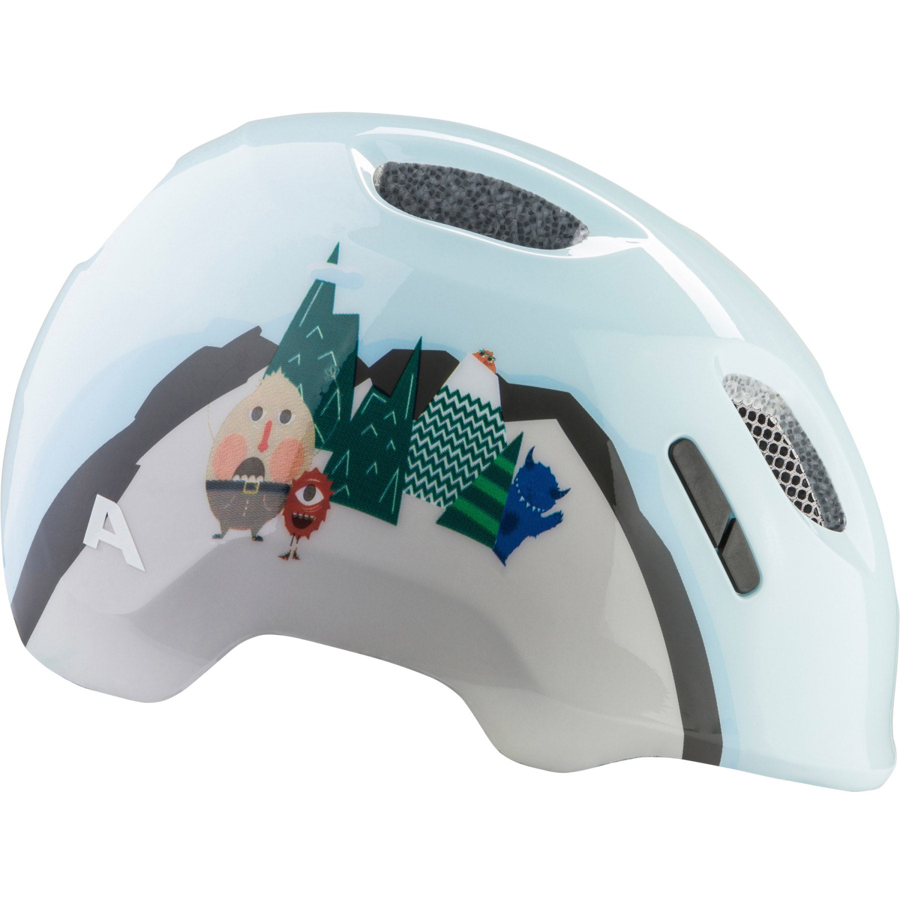 Olympic Sportswear Alpina Sports Kinderhelm Ximo 2 Mountain Monster 49-54 Glanz