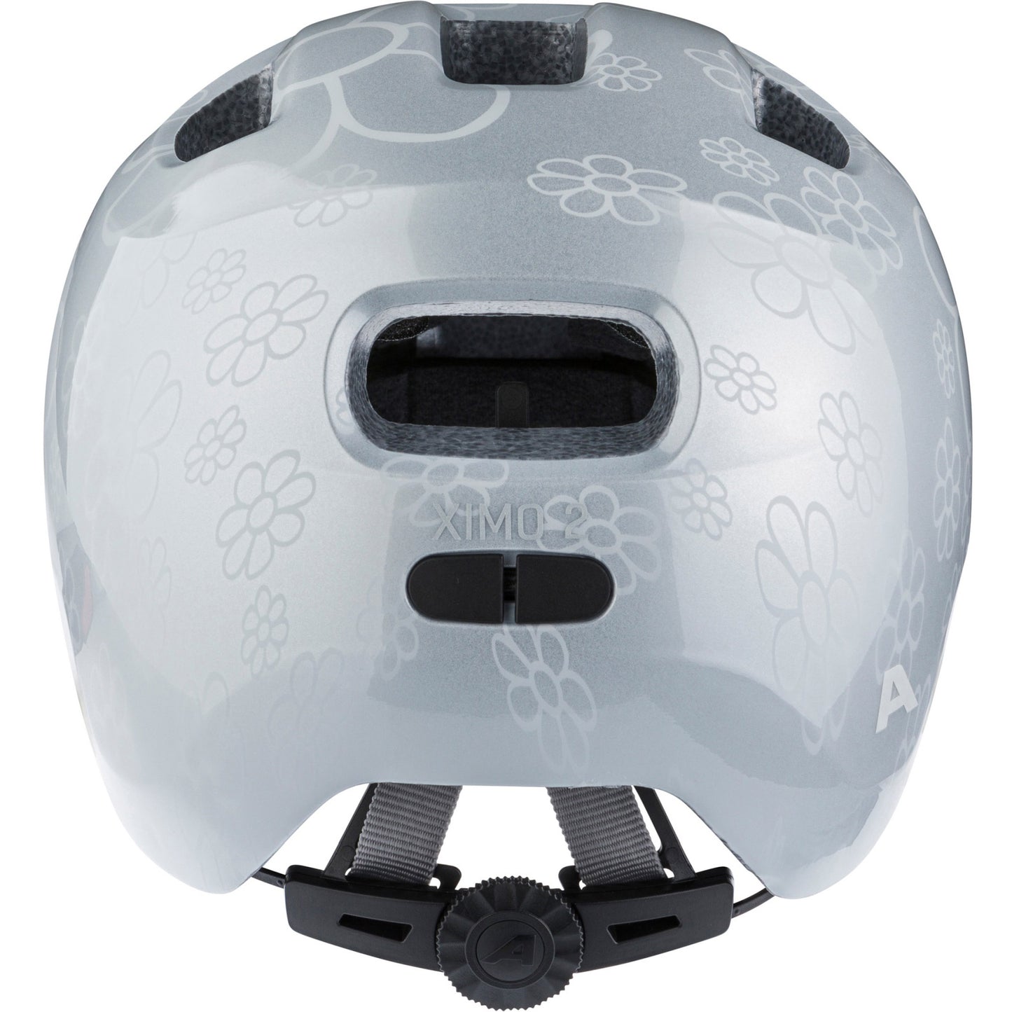 Olympiasportbekleidung Alpina Sports Kinderhelm Ximo 2 Silver Fower 45-49 Glanz