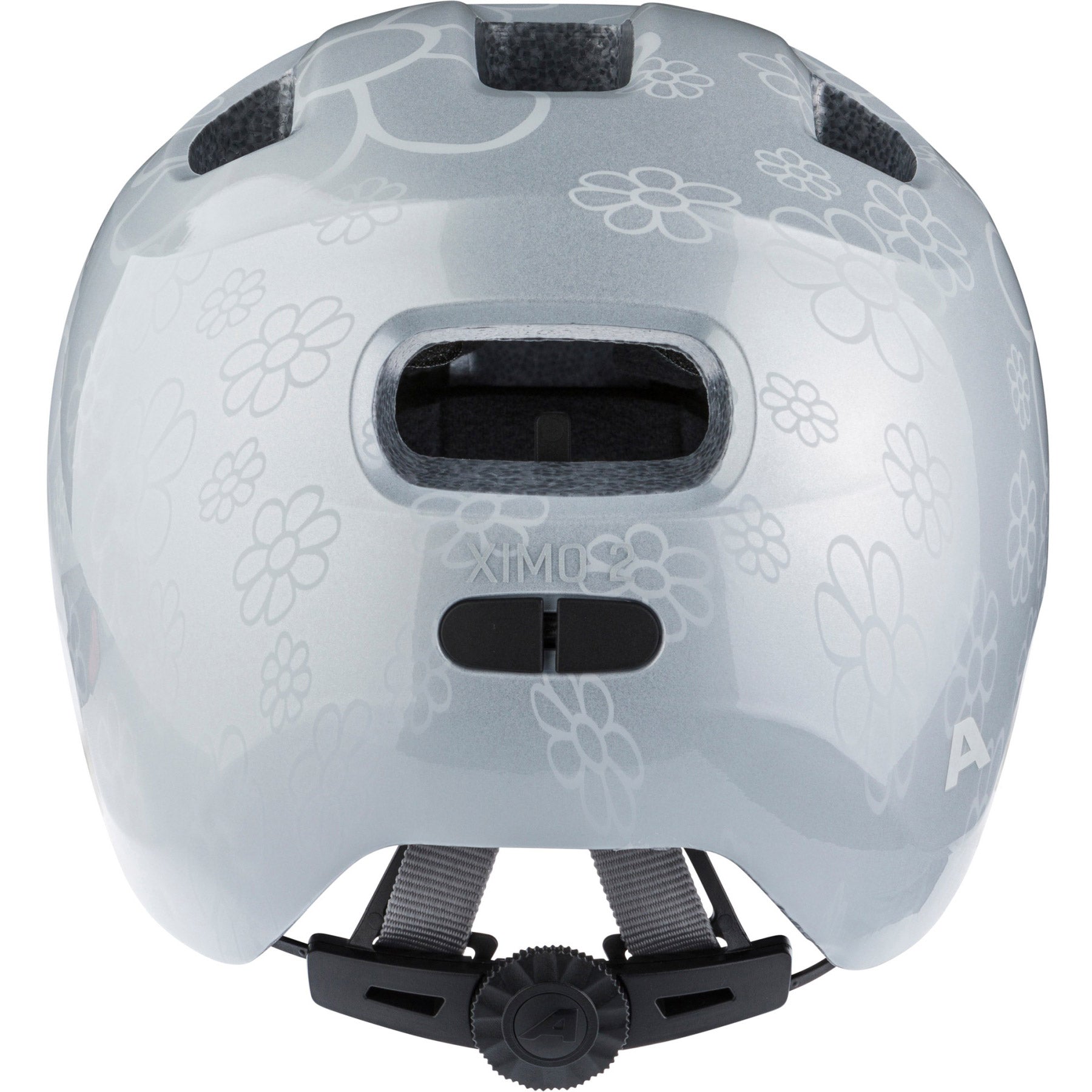 Olympiasportbekleidung Alpina Sports Kinderhelm Ximo 2 Silver Fower 45-49 Glanz