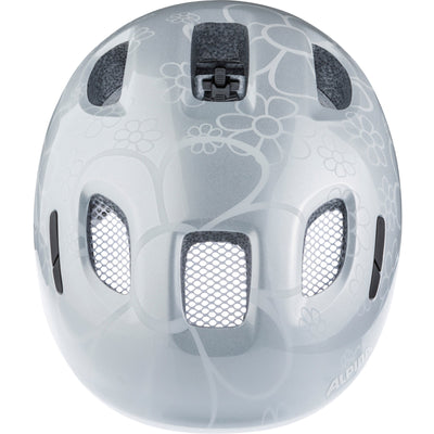 Olympiasportbekleidung Alpina Sports Kinderhelm Ximo 2 Silver Fower 45-49 Glanz