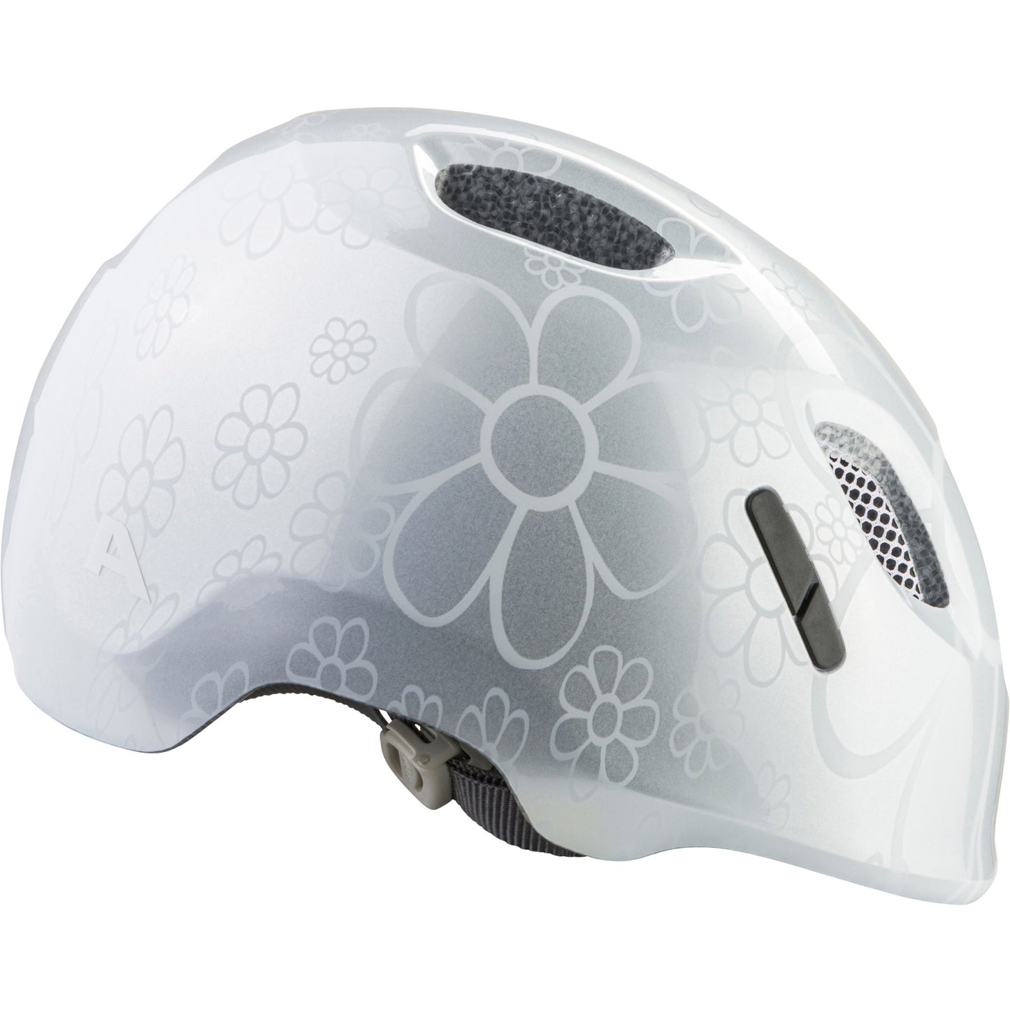 Olympiasportbekleidung Alpina Sports Kinderhelm Ximo 2 Silver Fower 47-51 Glanz