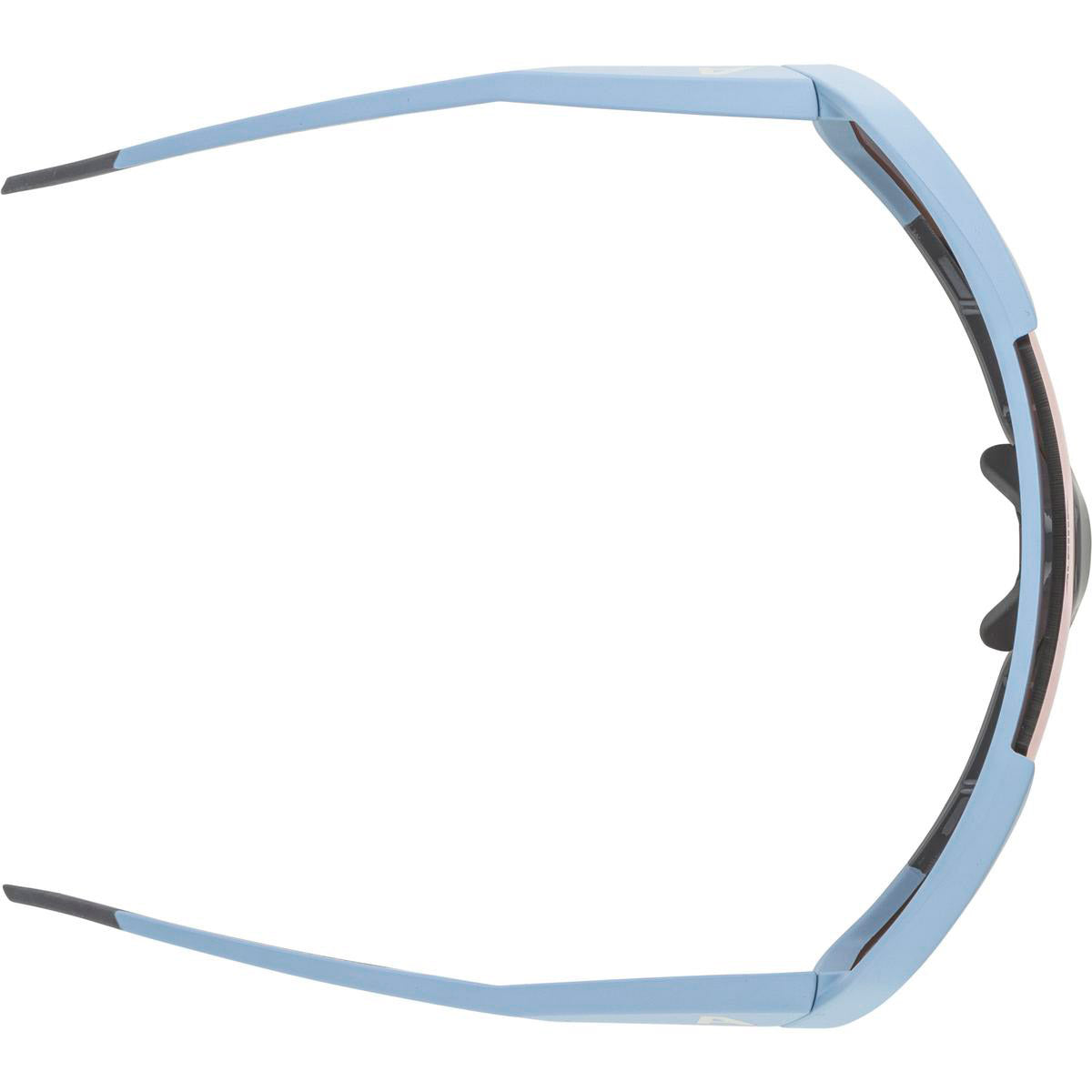 Olympiasportbekleidung Alpina Sports Sportbrille Rocket Q-Lite Matt Hellblau
