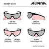 Olympiasportbekleidung Alpina Sports Sportbrille Rocket Q-Lite Mattgrau